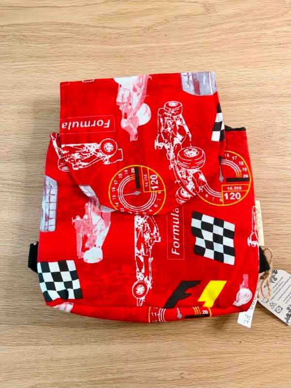 Autós (formula-1) gyerek hátizsák