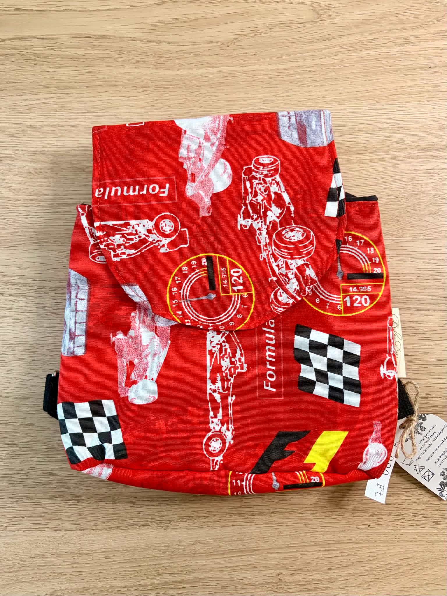 Autós (formula-1) gyerek hátizsák