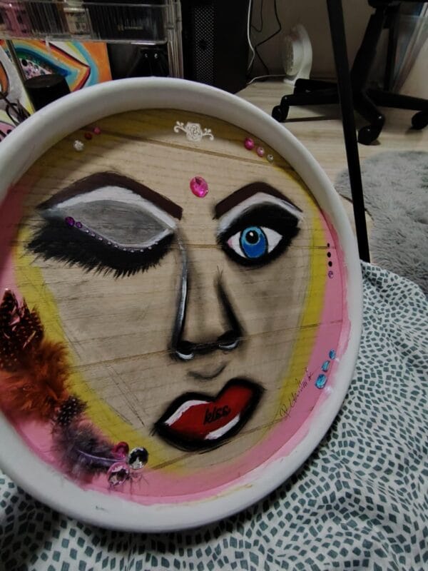 Soul_Canvas Art- Dekor kis asztal
