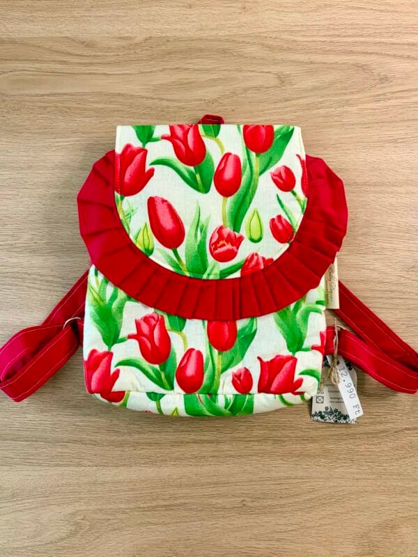 Tulipános gyerek hátizsák