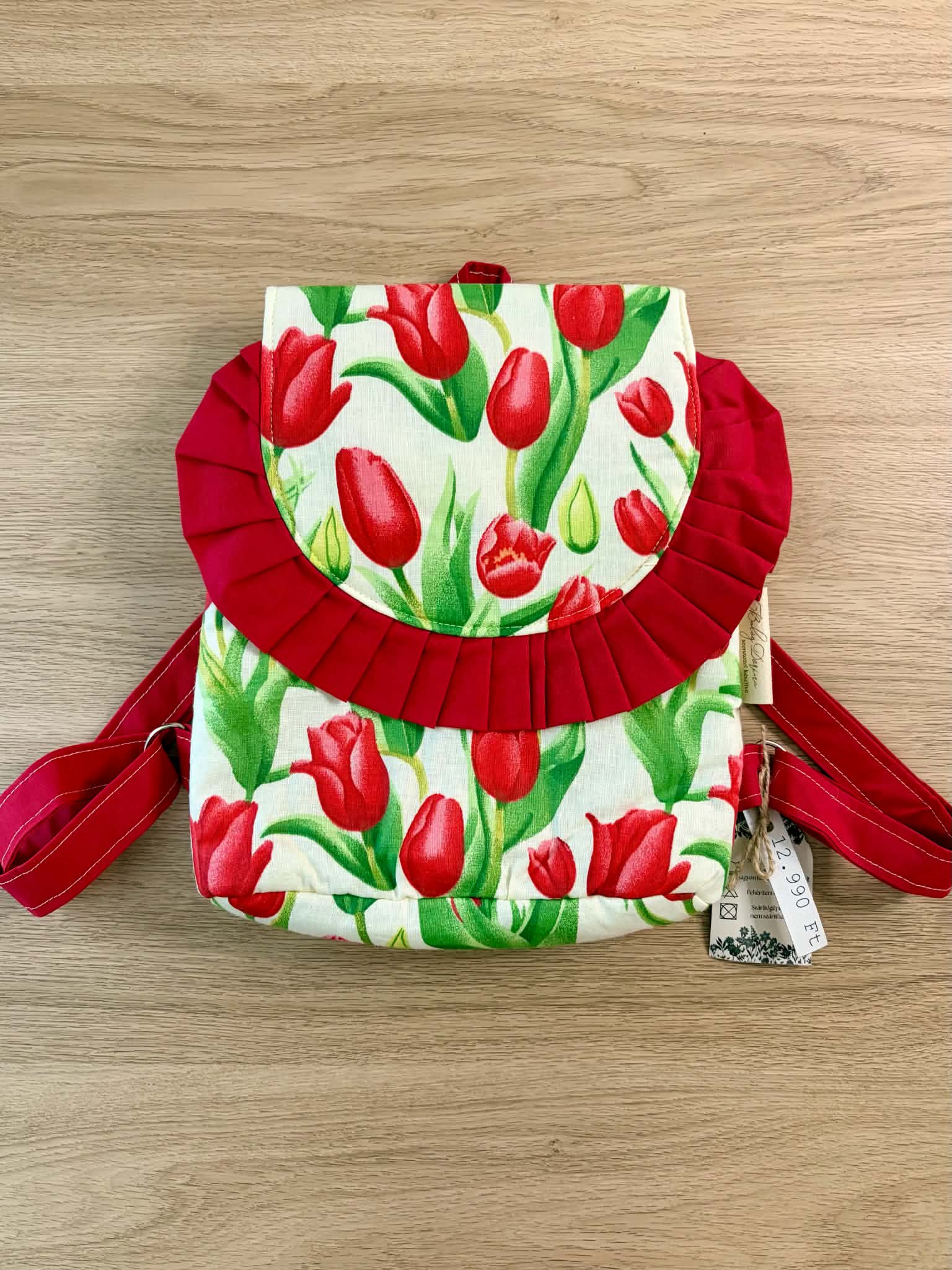 Tulipános gyerek hátizsák
