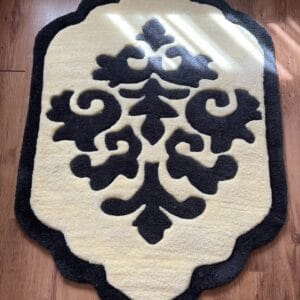 Barokk Medallion Tufting Szőnyeg