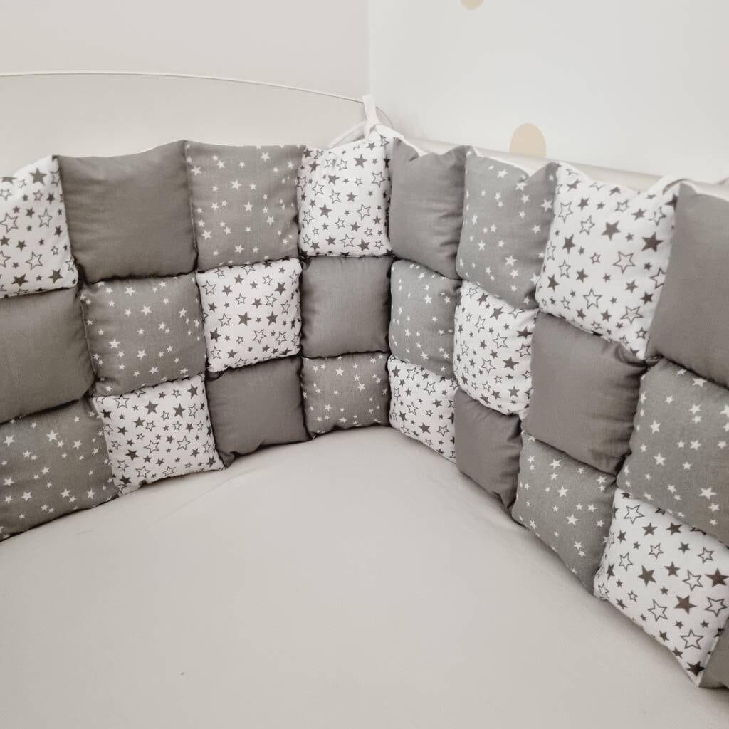 Steppelt rácsvédő szürke csillagok – 180/360/420 cm – 180cm