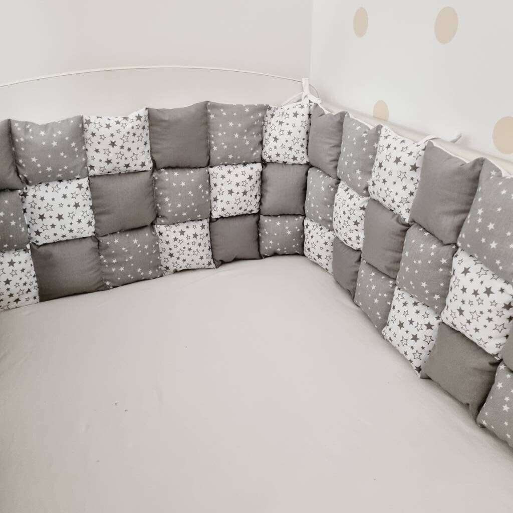 Steppelt rácsvédő szürke csillagok – 180/360/420 cm – 360cm