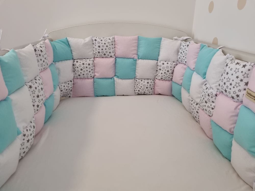 Steppelt rácsvédő rózsaszín türkiz színben – 180 /360/420 cm – 360cm