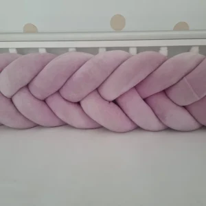 Halszálka mintás fonott rácsvédő – pasztell mályva, 180-420cm – 360cm