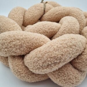 Premium fonott rácsvédő, puha teddy anyagból – 360cm