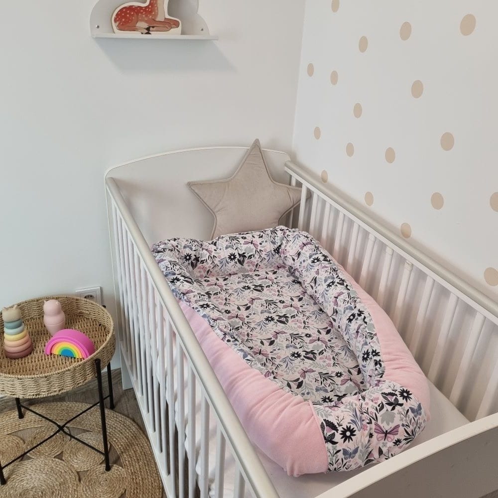 Butterfly pillangós babafészek – puha, kézzel készült