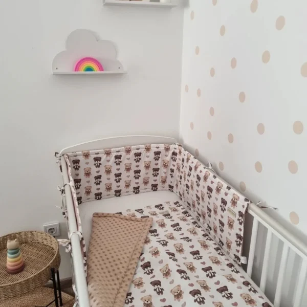 Macis babaágynemű szett – mackóliget