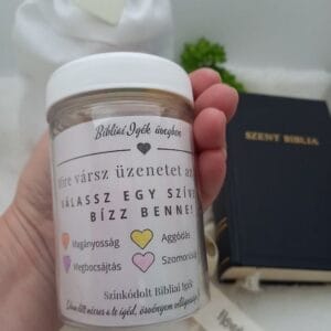 Bibliai Igék Üvegben-Színkódolt Bibliai Igék-Gift In Jar