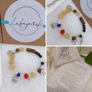Lábnyomok – keresztény történet karkötő-kávé-068