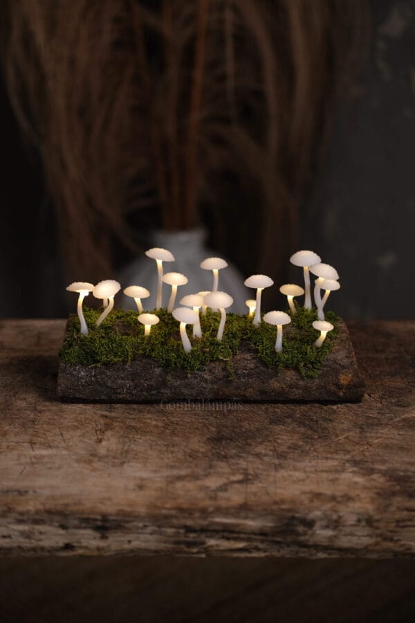 20 LED-es Gombalámpás – Pöttyös kalapos