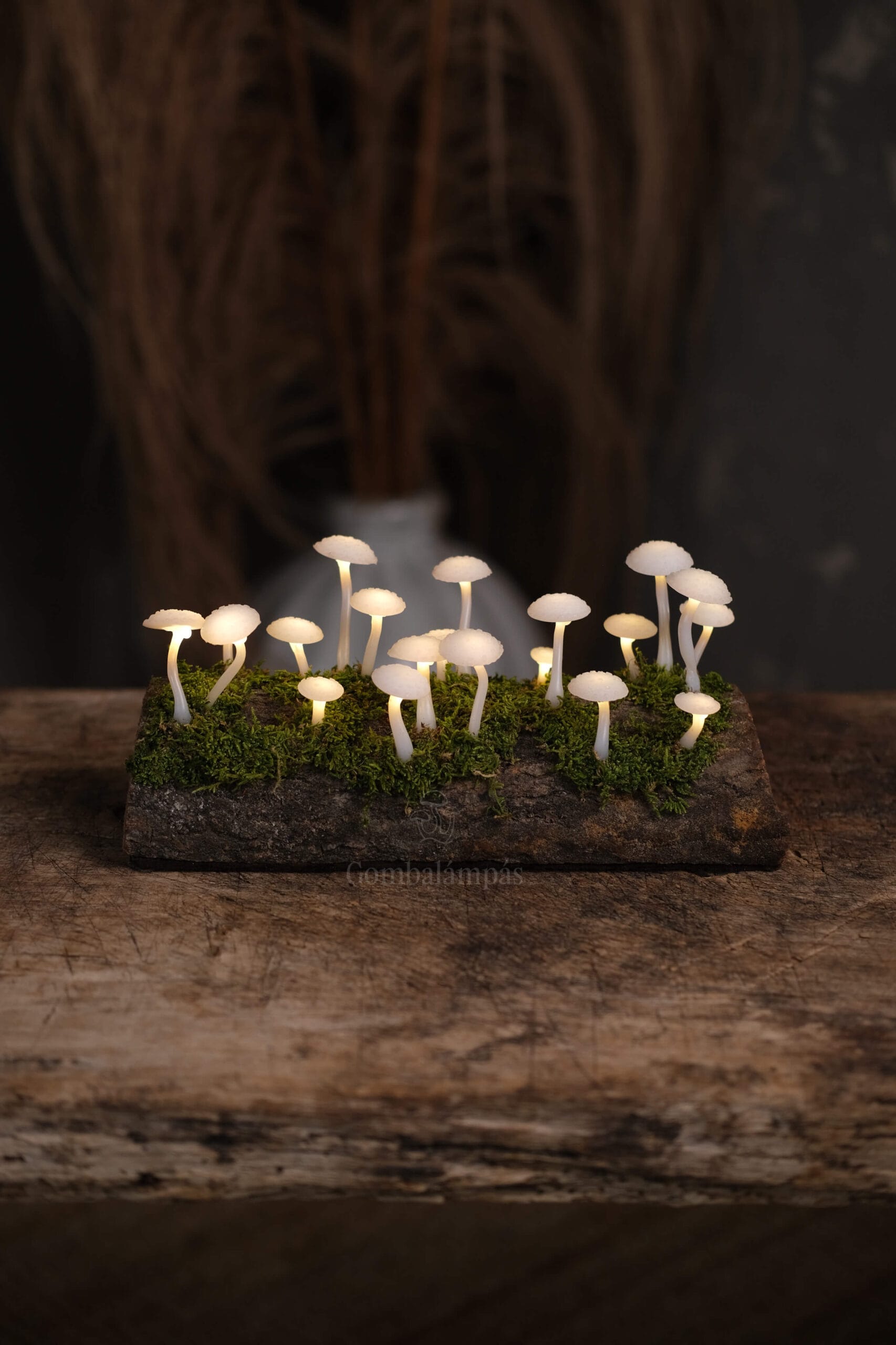 20 LED-es Gombalámpás – Pöttyös kalapos