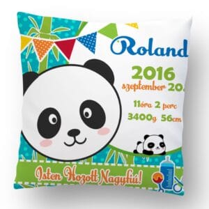 Panda Macis Megérkeztem párna