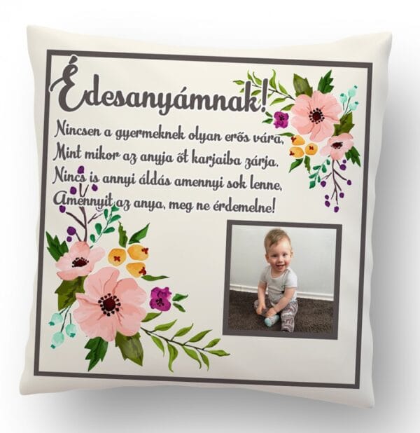Párna édesanyáknak vaj-barna