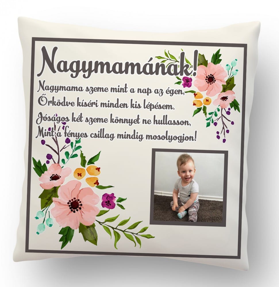 Párna Nagymamáknak vaj-barna