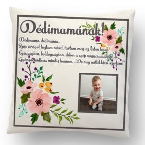 Párna Dédimamáknak vaj-barna