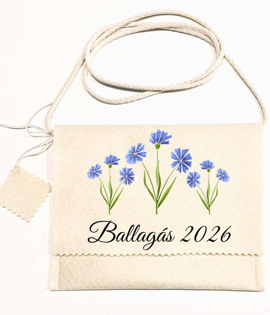 Ballagó tarisznya búzavirág 2026