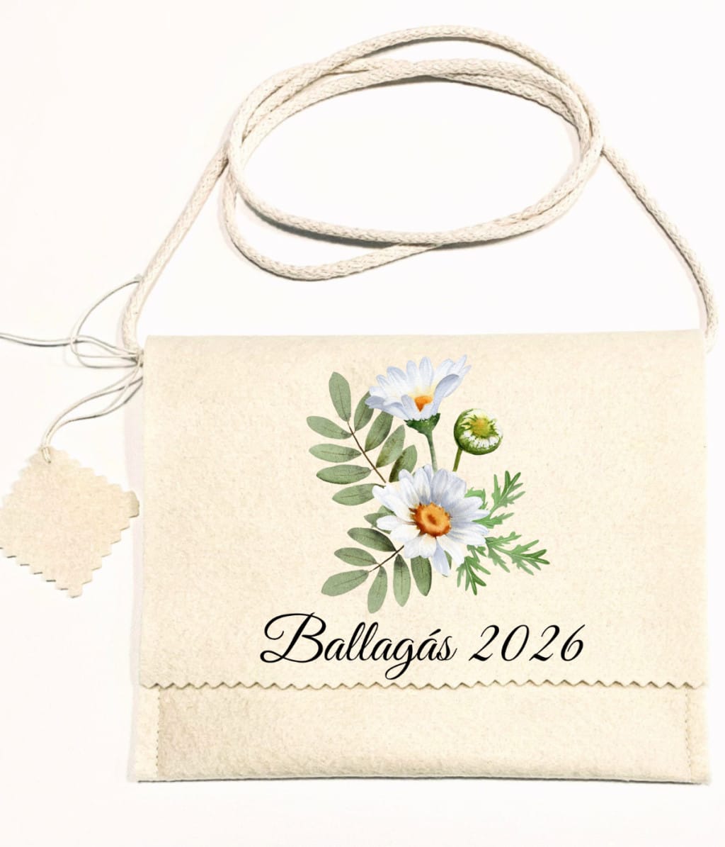 Ballagó tarisznya margaréta 2026