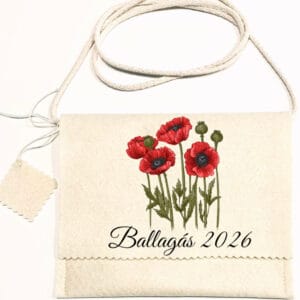 Ballagó tarisznya pipacs 2026