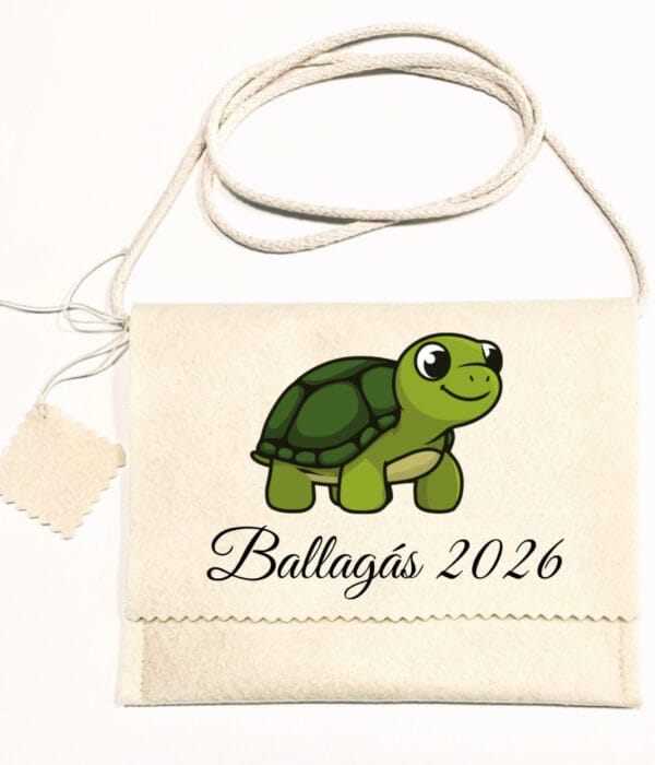Ballagó tarisznya teknős csoport 2026