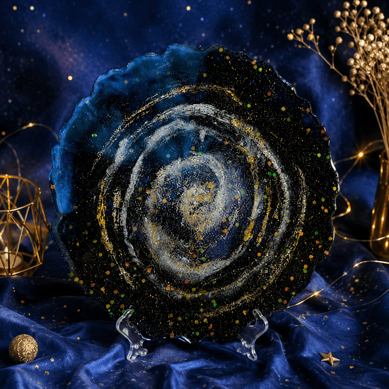 Galaxis új őrzői – kézzel készült epoxi gyanta tálca