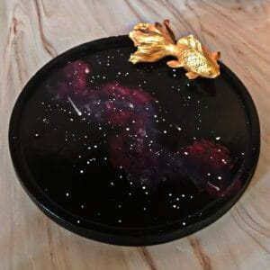 Nebula Aurea – Dekoratív galaxis tál