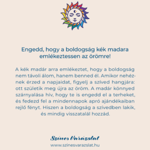 A boldogság kék madara