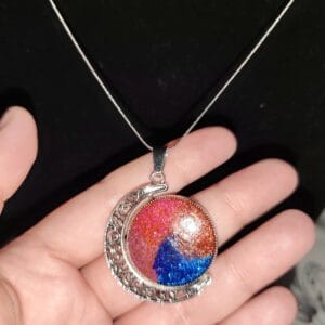 Holdas forgó medálos nyaklànc