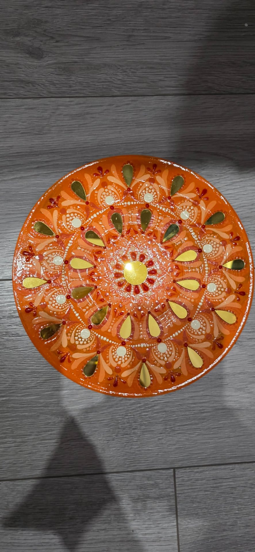 Narancsfény mandala