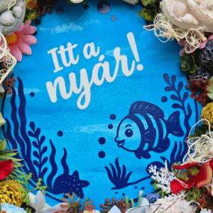 🌊 Itt a nyár! – Tengerparti hangulatú nyári kopogtató