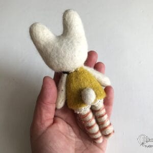 Nemez nyuszi baba