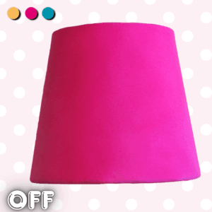 Pink ASZTALI lámpabúra, pöttyös áthatással