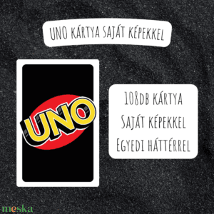 UNO kártya / Saját fényképes kártyajáték / Egyedi kártyapakli / Születésnap, névnap, lánybúcsú, legénybúcsú, céges