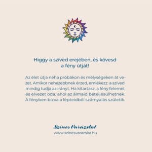Úton a boldogság felé-kézműves inspirációs képeslap