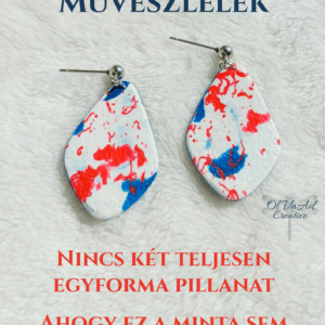 Művészlélek csepp alakú fülbevaló