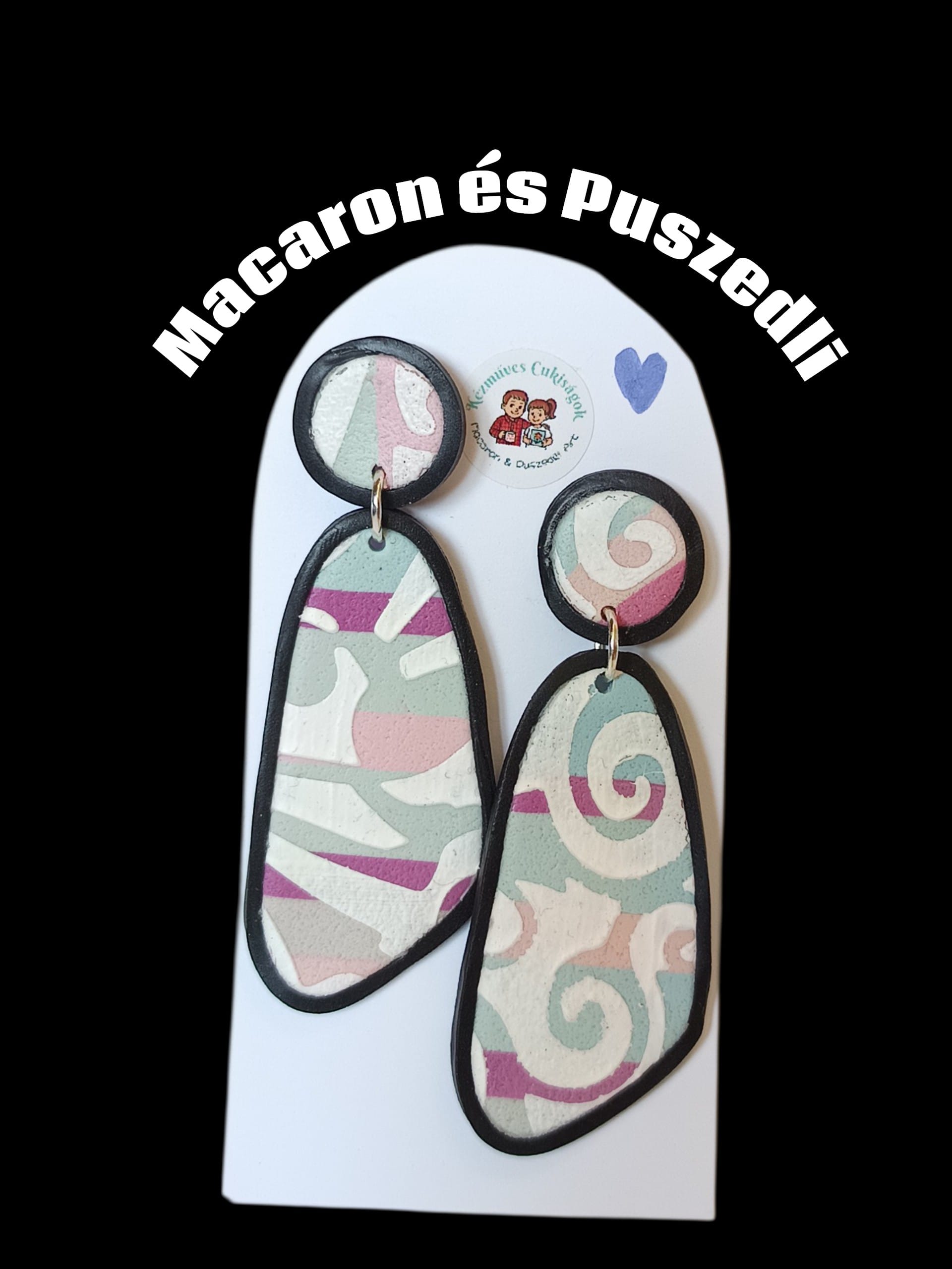 Polymer Clay fülbevaló