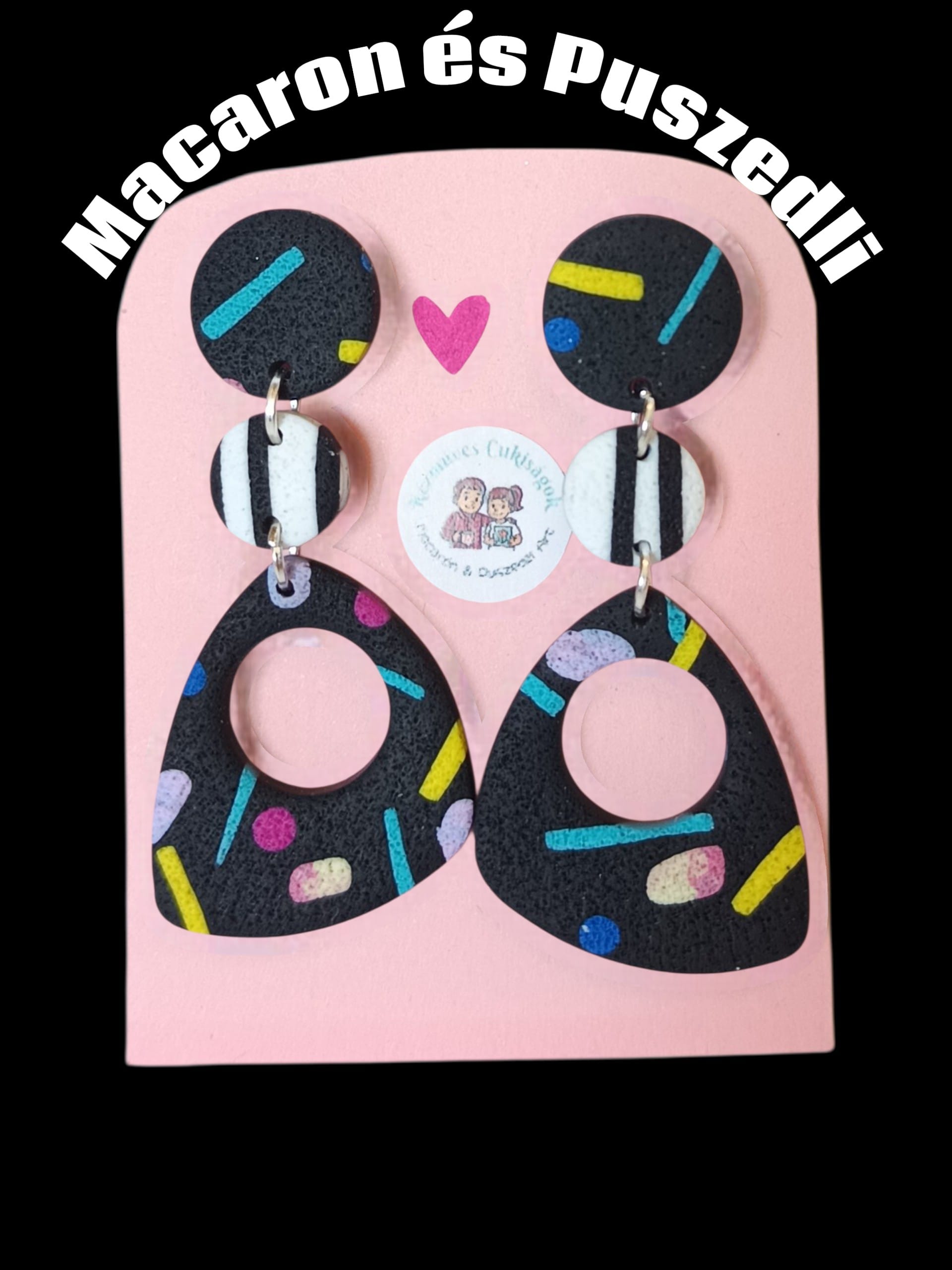 Polymer Clay fülbevaló