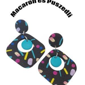 Polymer Clay fülbevaló