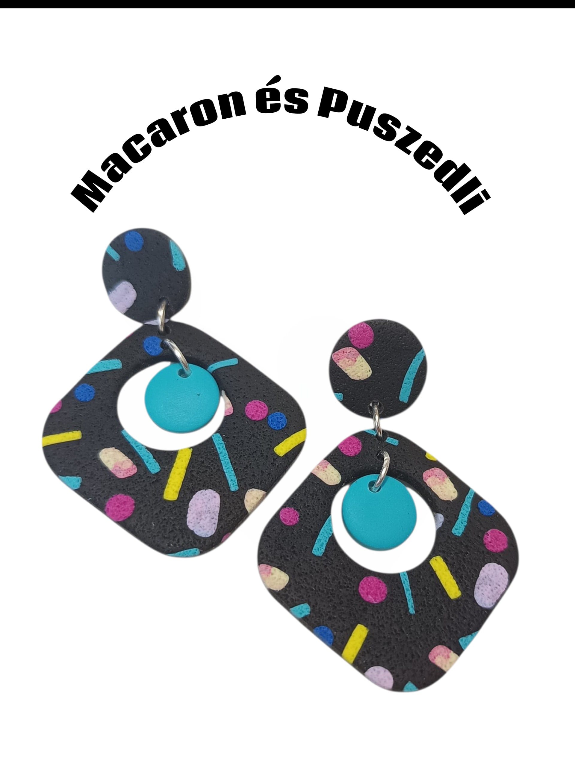 Polymer Clay fülbevaló