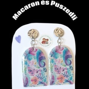 Polymer Clay fülbevaló