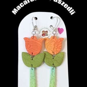 Polymer Clay fülbevaló