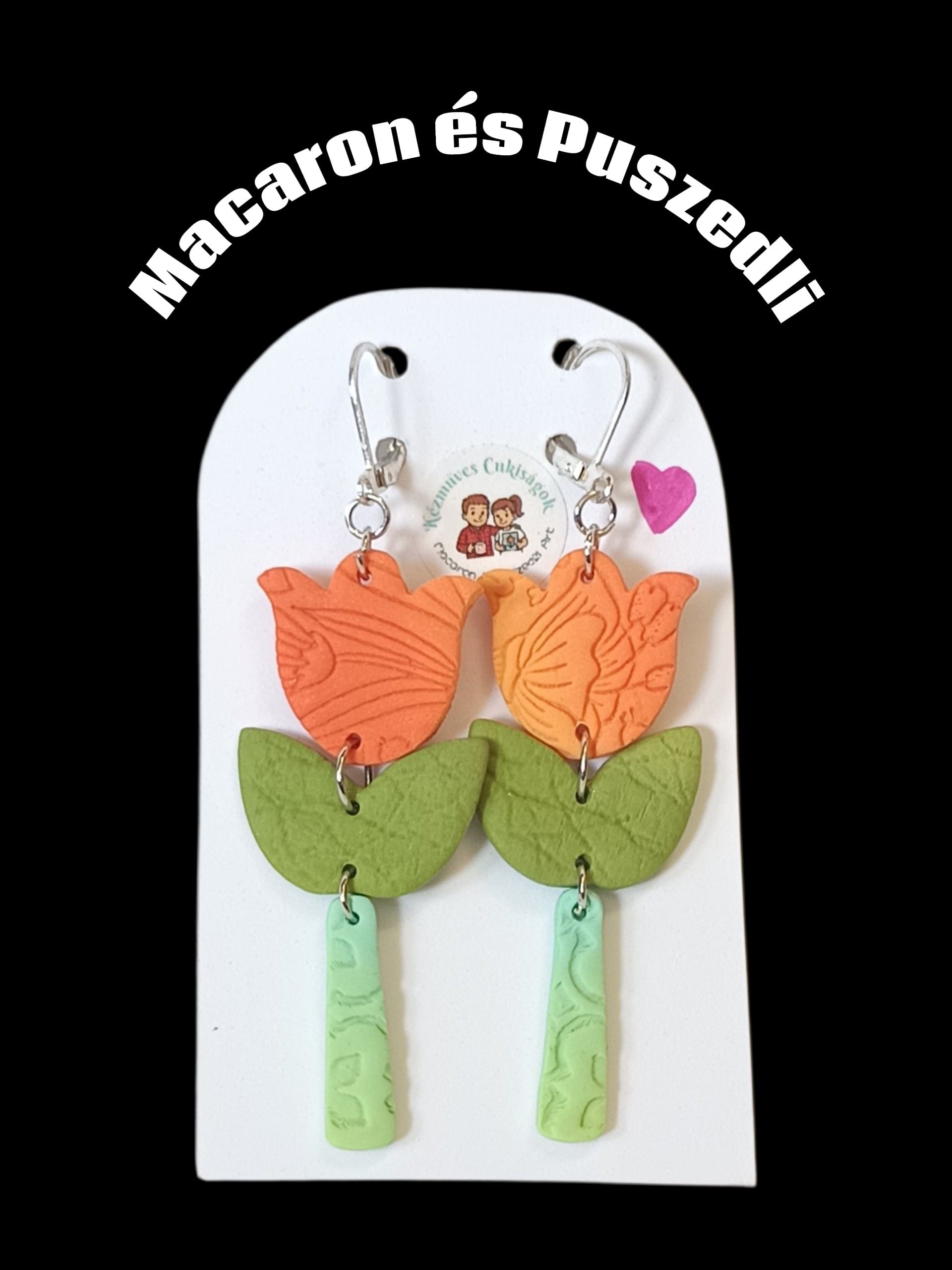 Polymer Clay fülbevaló