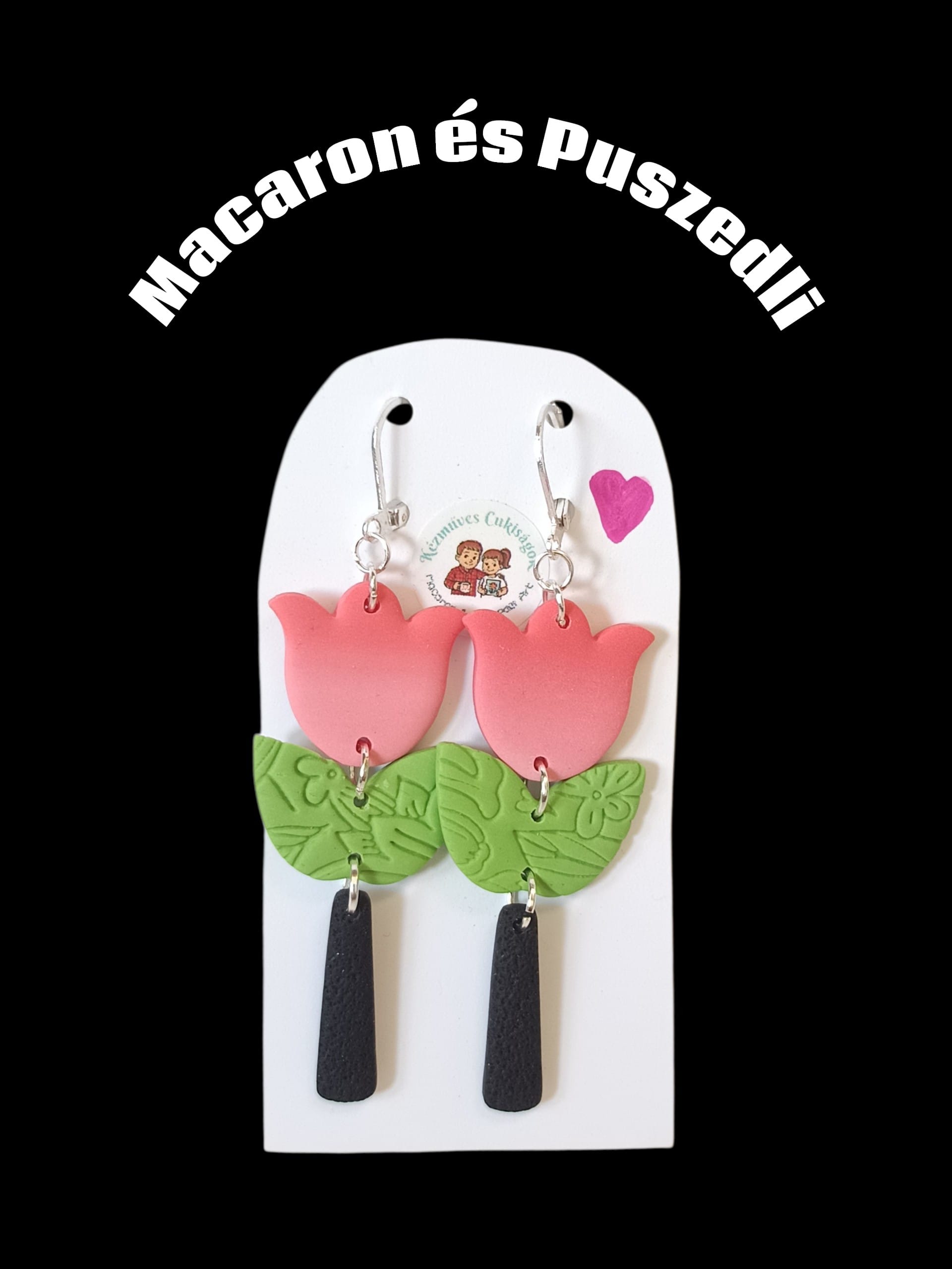 Polymer Clay fülbevaló