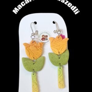 Polymer Clay fülbevaló