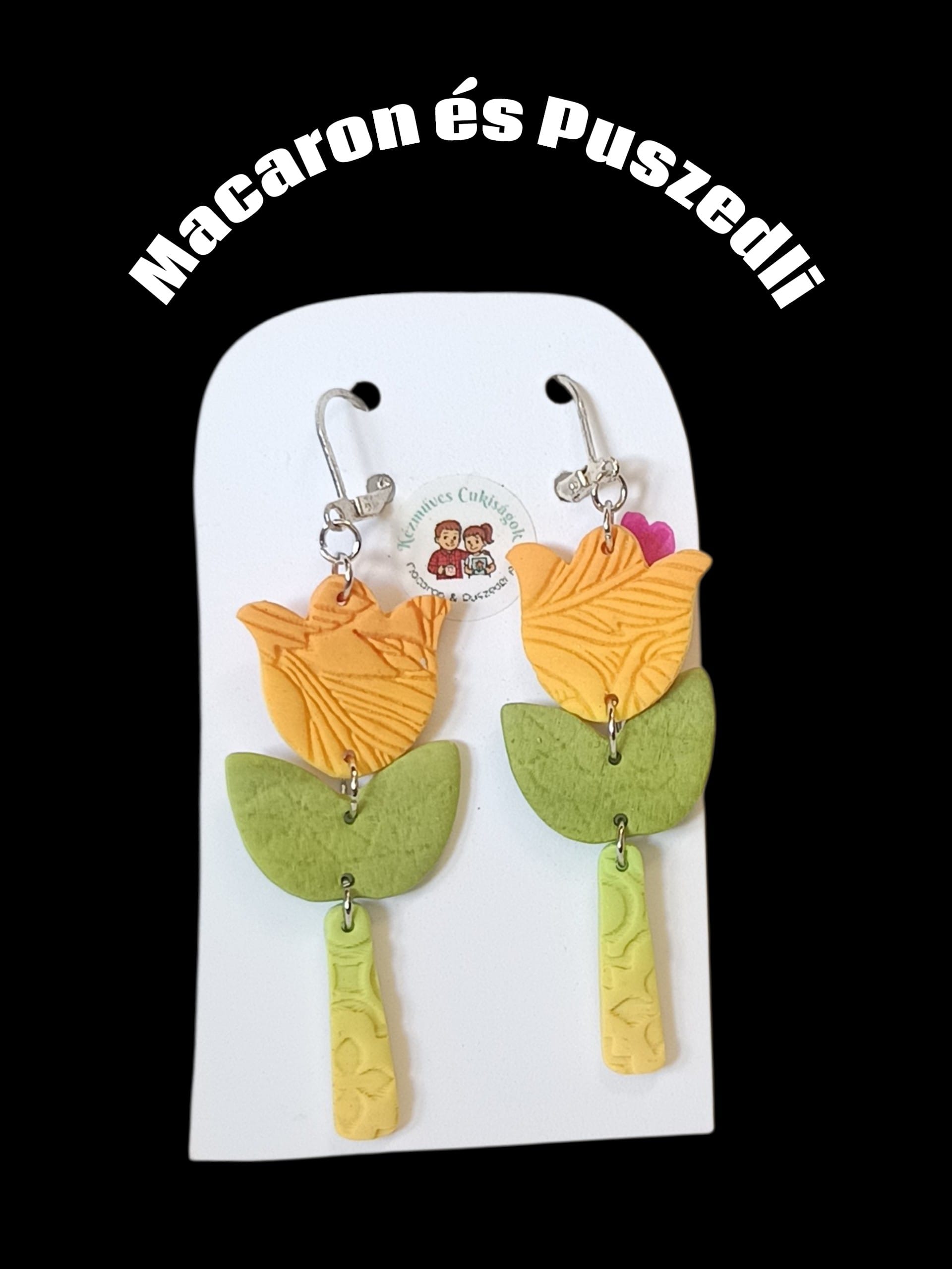 Polymer Clay fülbevaló