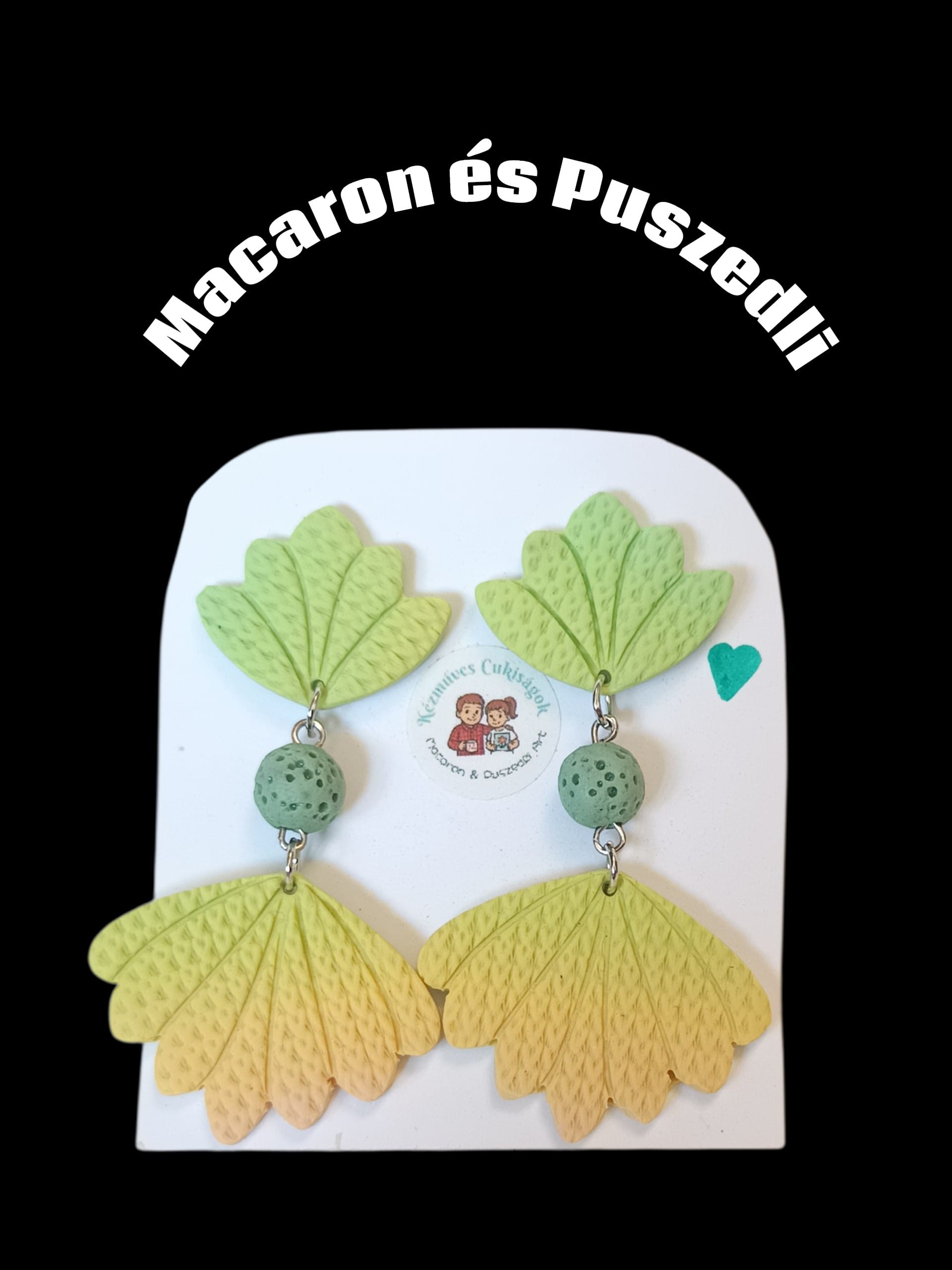 Polymer Clay fülbevaló