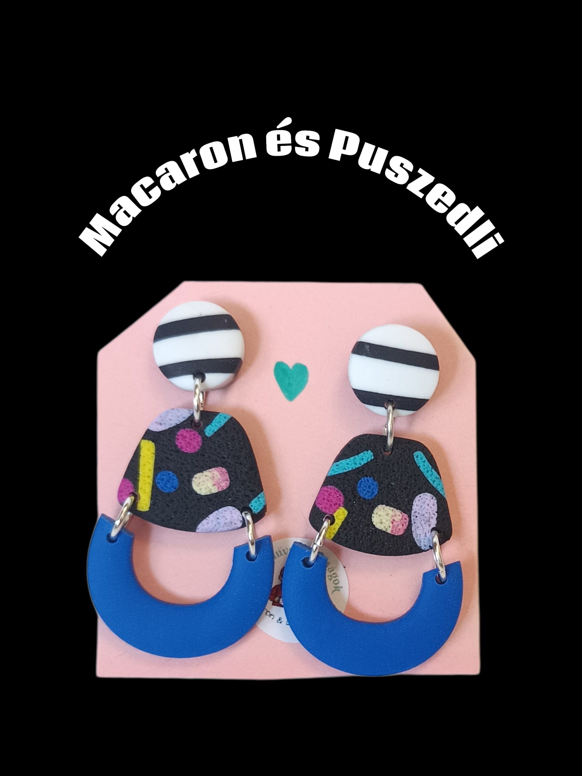 Polymer Clay fülbevaló