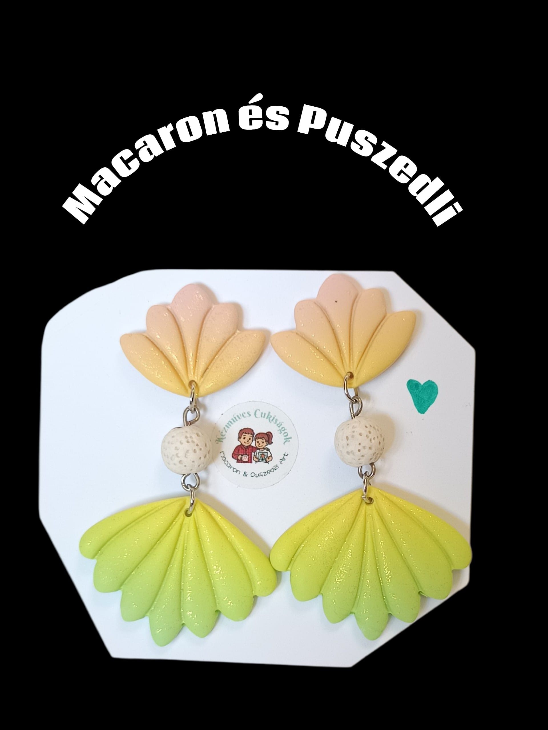 Polymer Clay fülbevaló