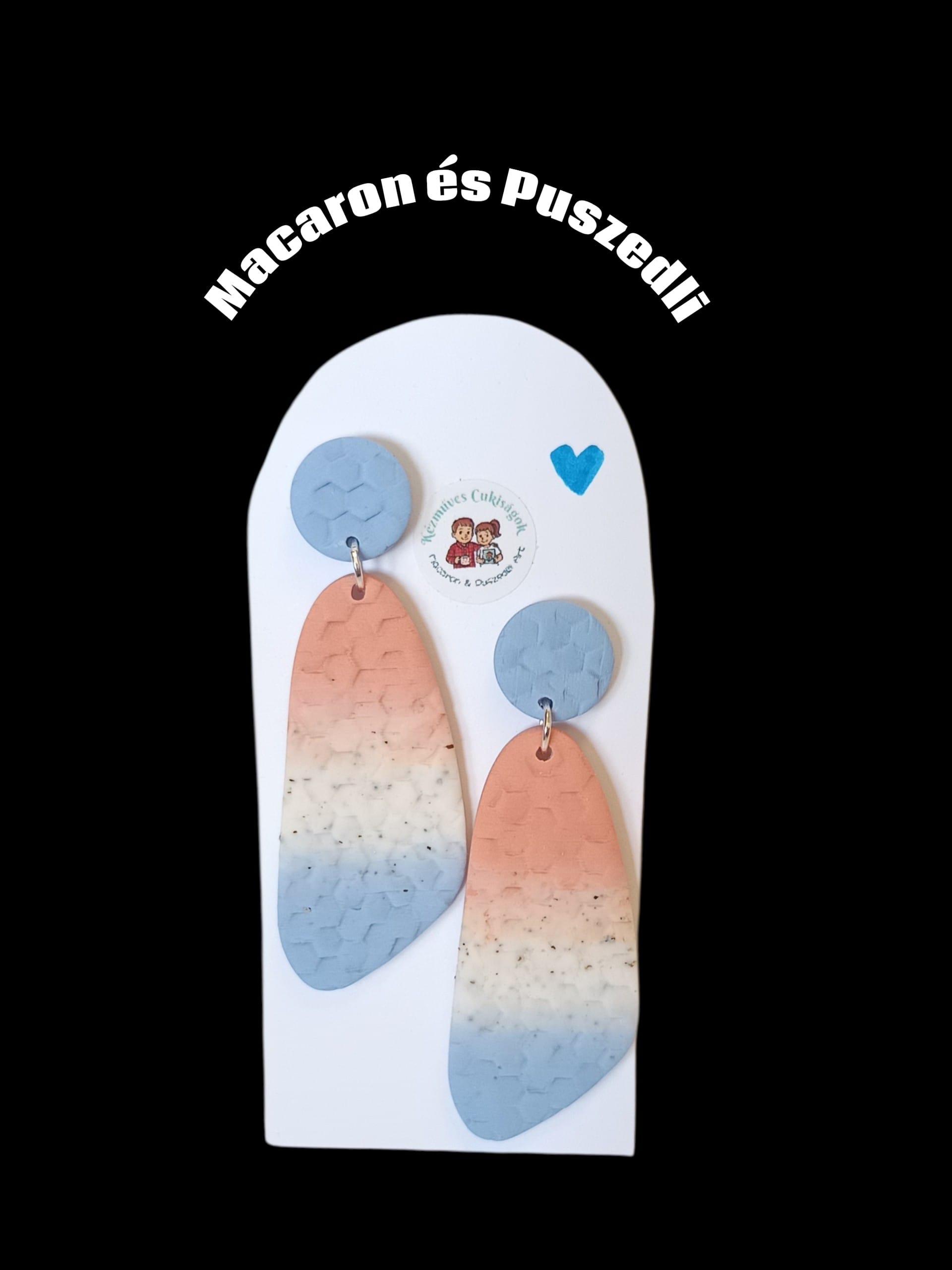 Polymer Clay fülbevaló